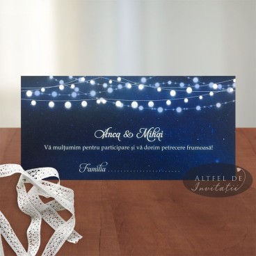 Place card Cer instelat
