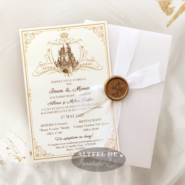 Invitatie nunta La Castel
